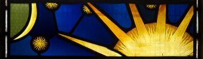 Sol y Luna, Creación, Te Deum, Ventana Este de John William Brown